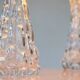 Crystal glass table lamps by Carl Fagerlund for Orrefors, Sweden.