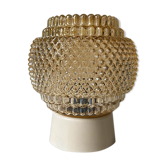 Applique verre diamant ambre