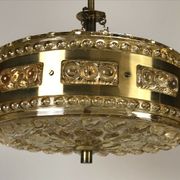 Lampe suspendue en laiton