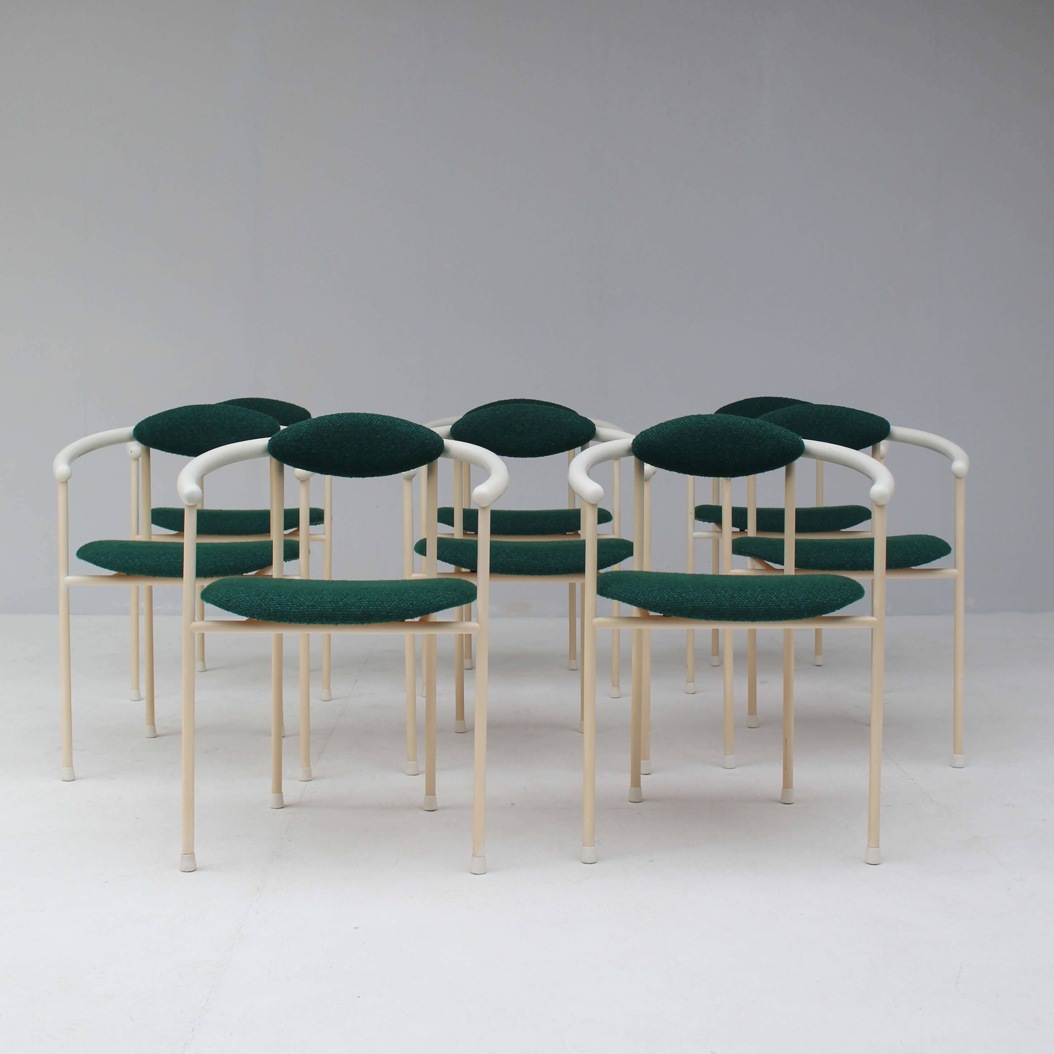 Set Italian dining chairs