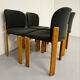 4 vintage Bruno Rey design chairs for Dieticker from the 1970s.