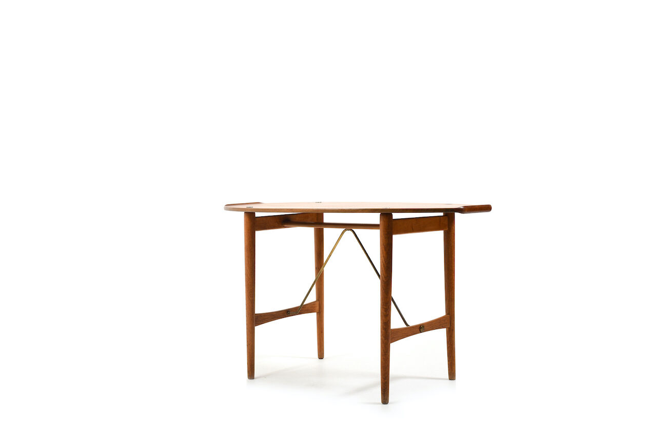 Danish mid century butler's tray table in teak