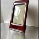 Antique  Art Deco Mahogany Wooden Frame  22.5 cm x 13.5 cm  convex glass