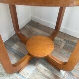 Art Deco oak coffee table from the 40s and 50s