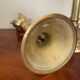 Pair of Scandinavian brass candle holders