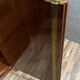 Louis XV style crossbow sideboard in noble wood marquetry circa 1850