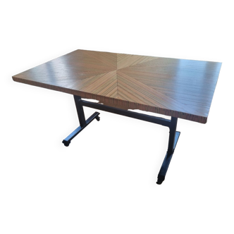 Dining table made in skateboard