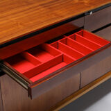 Rosewood & walnut madison sideboard from De Coene - 1958