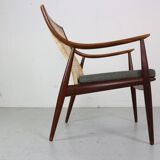 Peter Hvidt& Orla Mølgaard-Nielsen FD146 Cane Back Easy Chair, Denmark