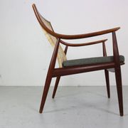Peter Hvidt& Orla Mølgaard-Nielsen FD146 Cane Back Easy Chair, Denmark