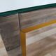 Table basse de Renato Zevi avec plateau en miroir, années 70