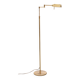 Lampadaire à bras pivotant en laiton Holtkoetter, Allemagne, années 1980