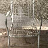 Serie de 8 chaises anciennes Emu modèle  Rio années 50