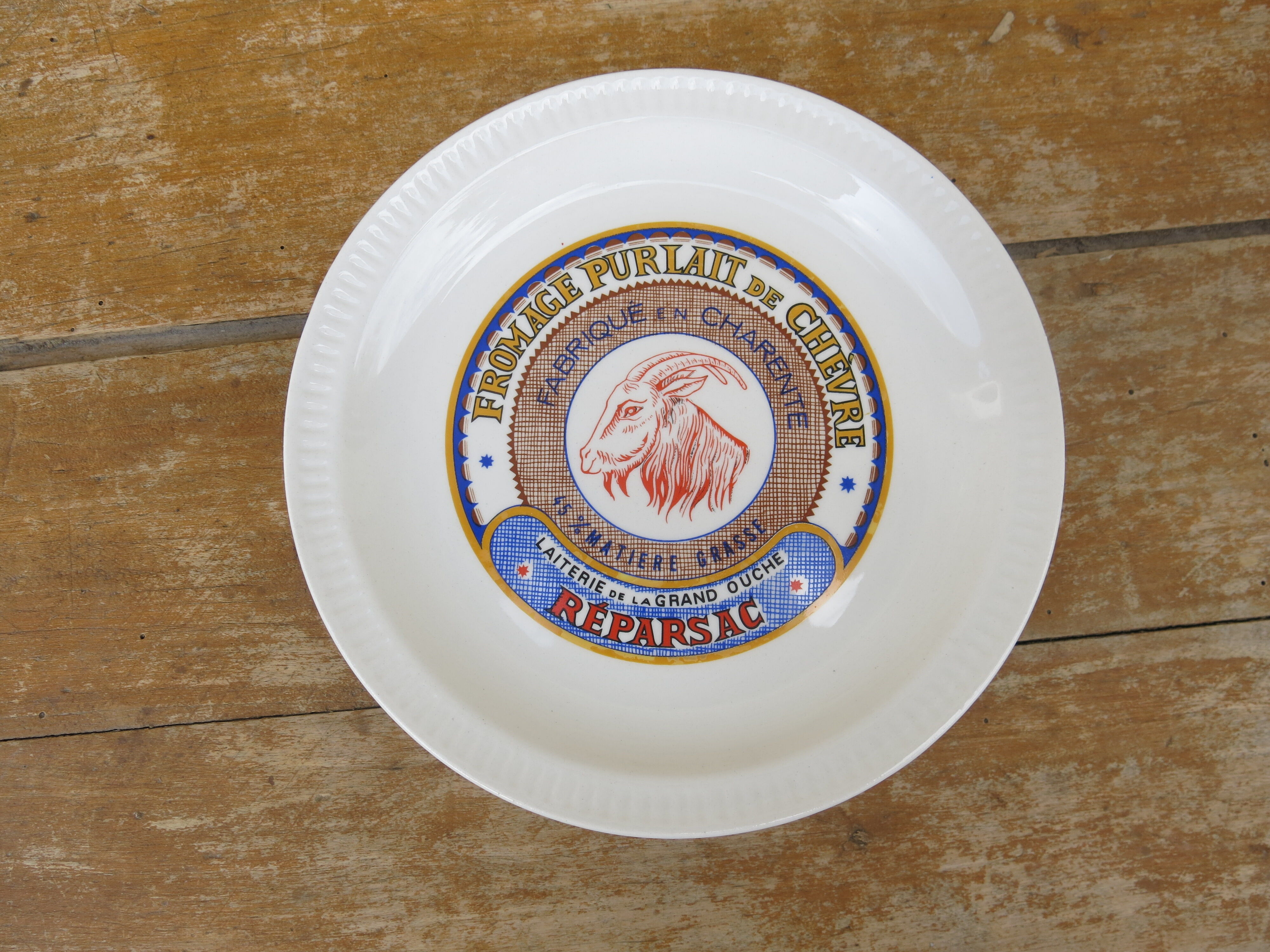 6 cheese plates from St Amand