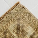 7x10 Vintage Cream & Brown Persian Rug, 205x316Cm