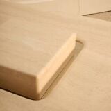 Saturn travertine table