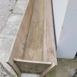 Old wooden trough Oak trough planter