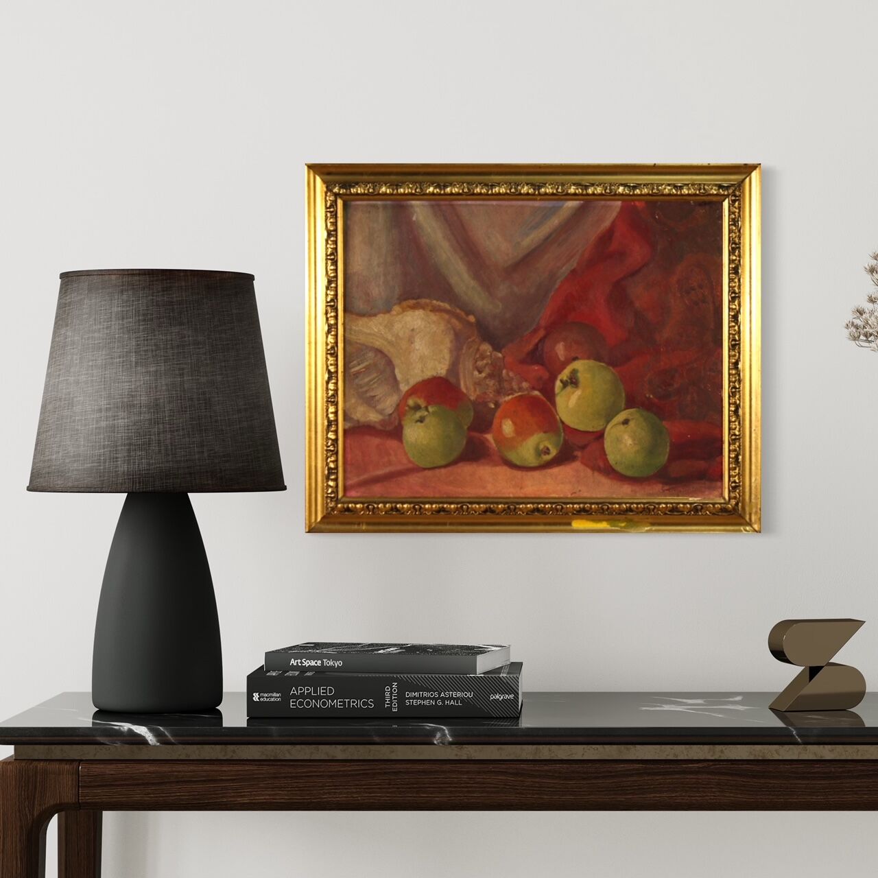 Italian signed still life painting dated 1930
