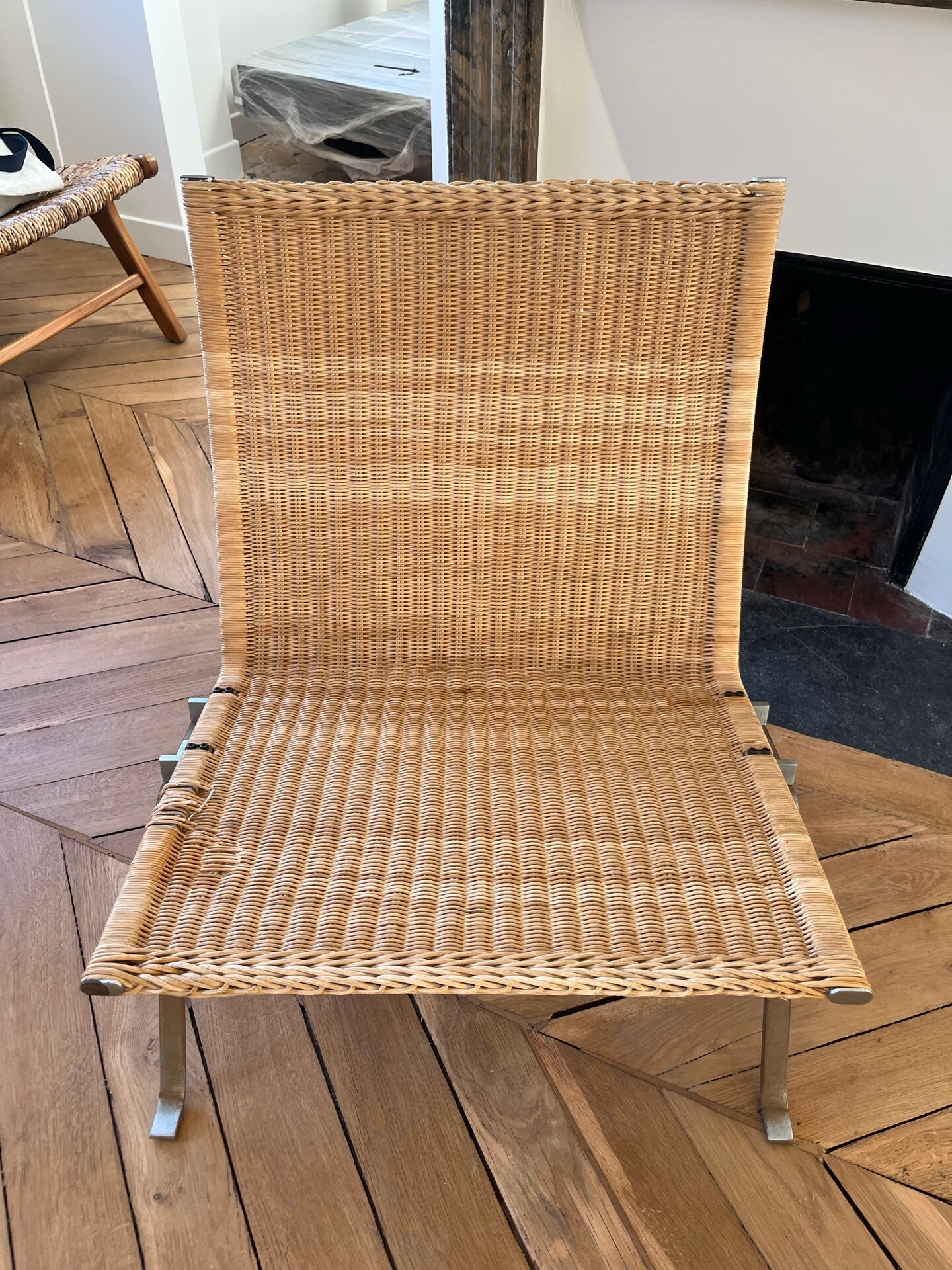 Paire de PK22 osier Fritz Hansen