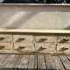 Very beautiful antique shop workbench with 8 drawers.
