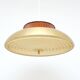 Scandinavian vintage lamp in brass and glass, 60's