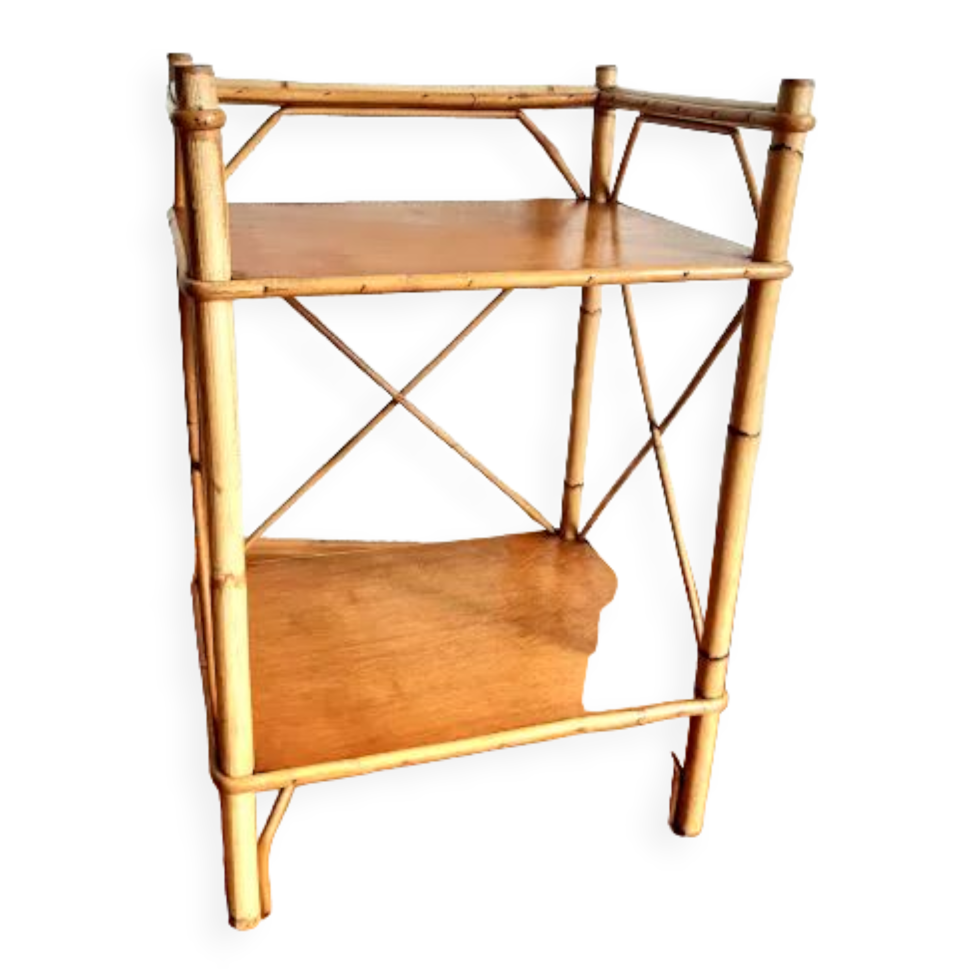 Rattan shelf 1960