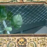 Antique wooden mirror