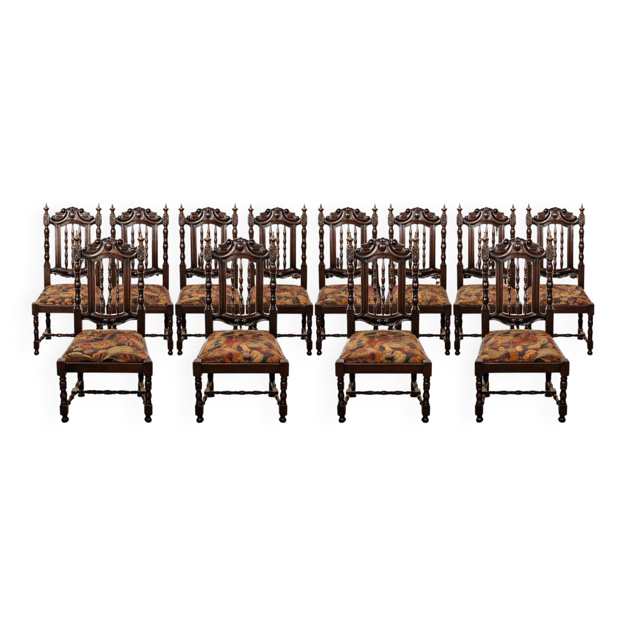 Set of 12 chairs - complete dining room available.