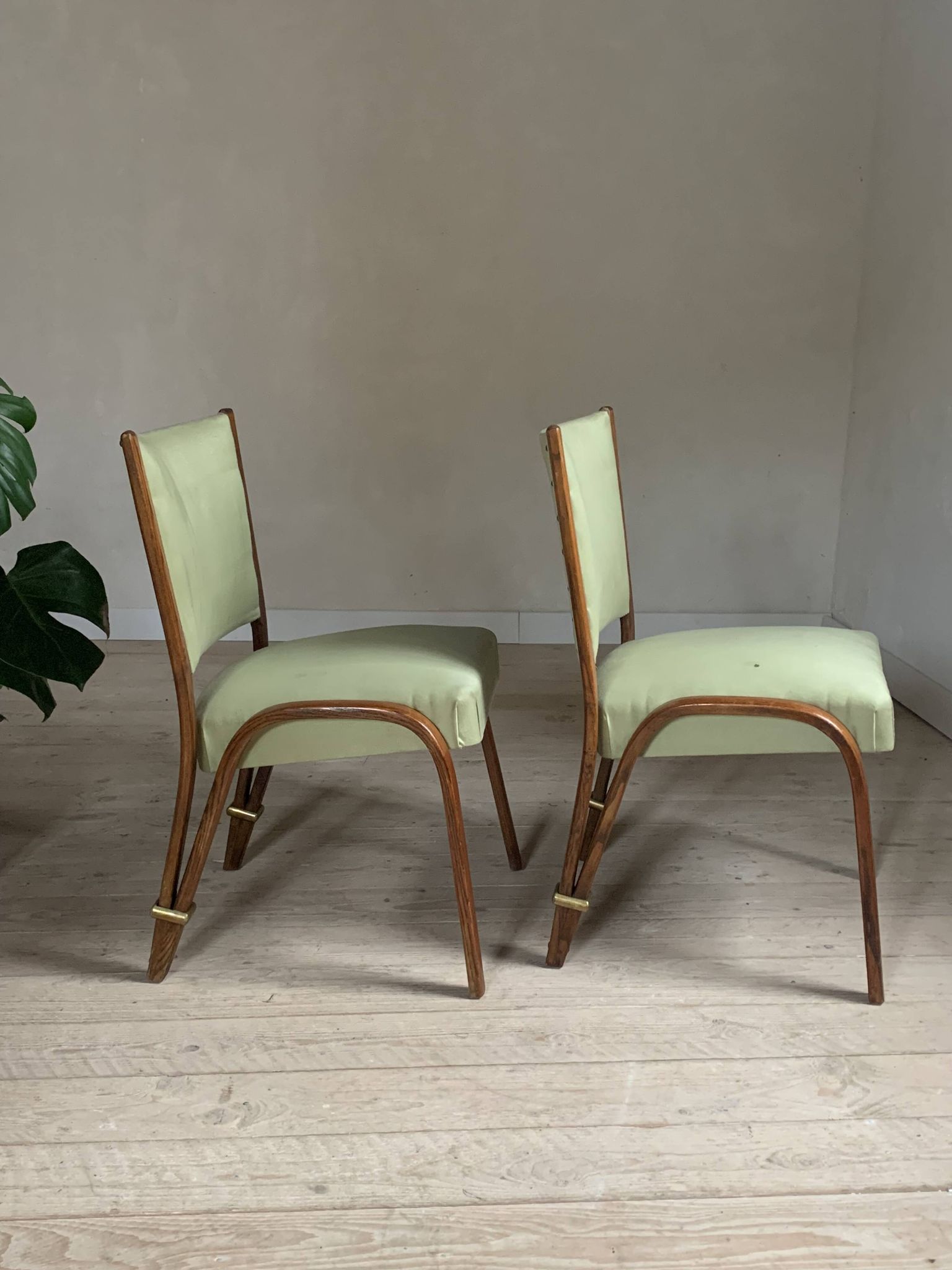 Steiner vintage bow wood chairs