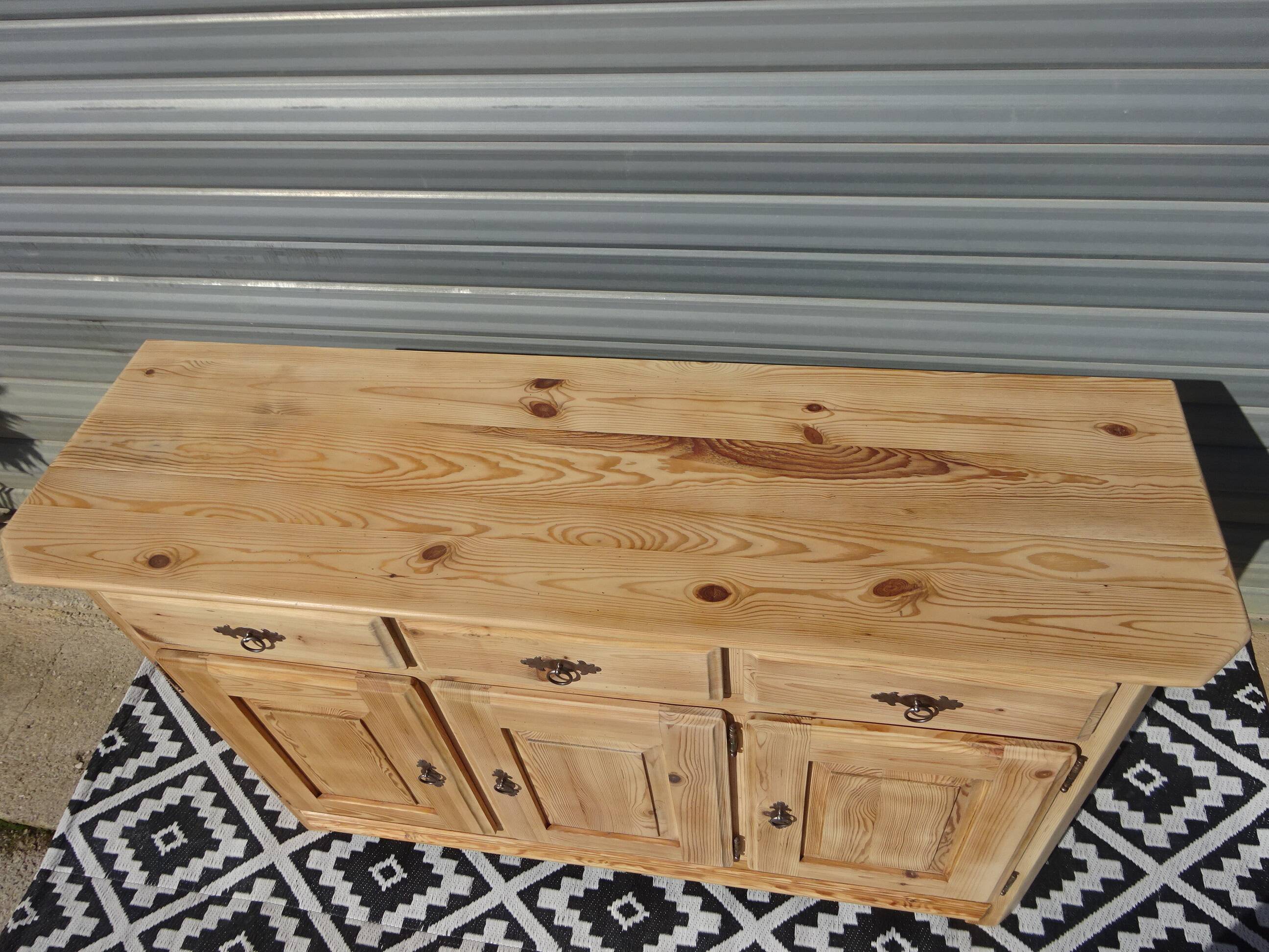 natural pine enfilade