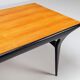Table à manger T4 Alfred Hendrickx en hêtre Belform Belgique 1958