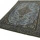 Tapis vintage en laine surteinte sculpté à la main 172 cm x 267 cm