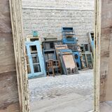 Burmese teak mirror