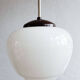 Czechoslovak bakelite hanging school lamp, 1960s