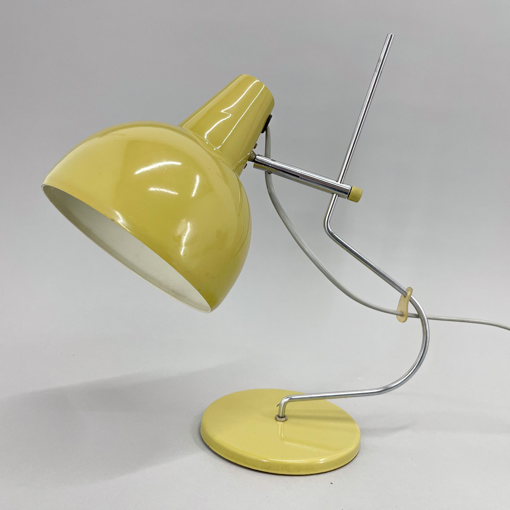 1960's Desk Lamp Designed by Josef Hůrka for Lidokov, Czechoslovakia