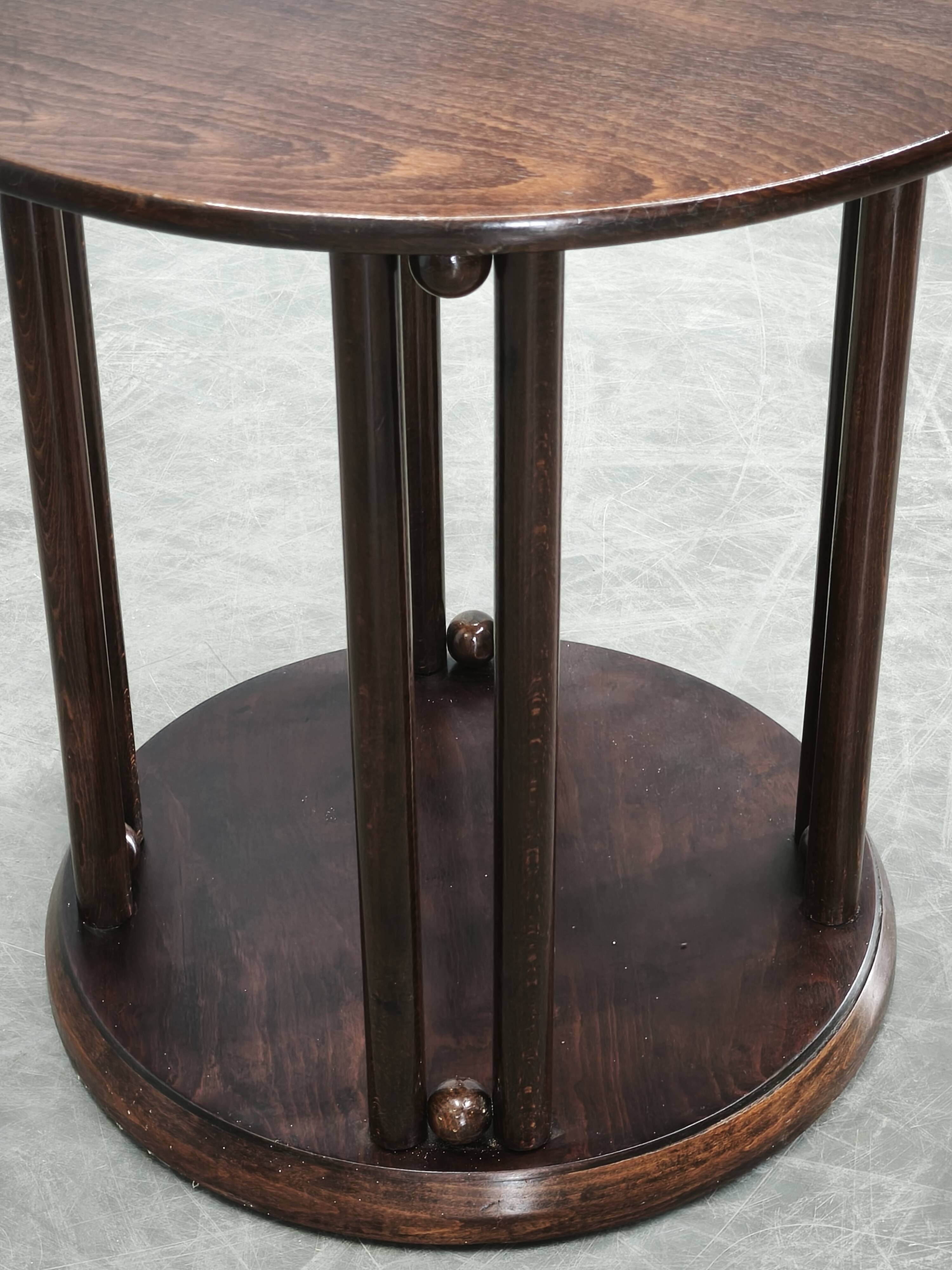 Fledermaus Vienna Secession Table Attributed to Kohn or Thonet, circa 1900