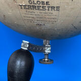 Terrestrial globe World map J. Forest, Girard and Barrere Paris 19th