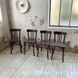 Set of 4 Baumann bistro chairs