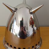 Silver metal wine cooler