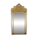 Large antique gilded metal mirror, 19th century
