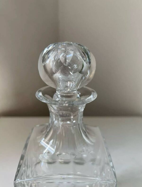 Carafe à whisky en cristal Saint Louis modèle Manhattan