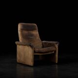 Fauteuil DS-50 vintage en cuir de buffle par De Sede