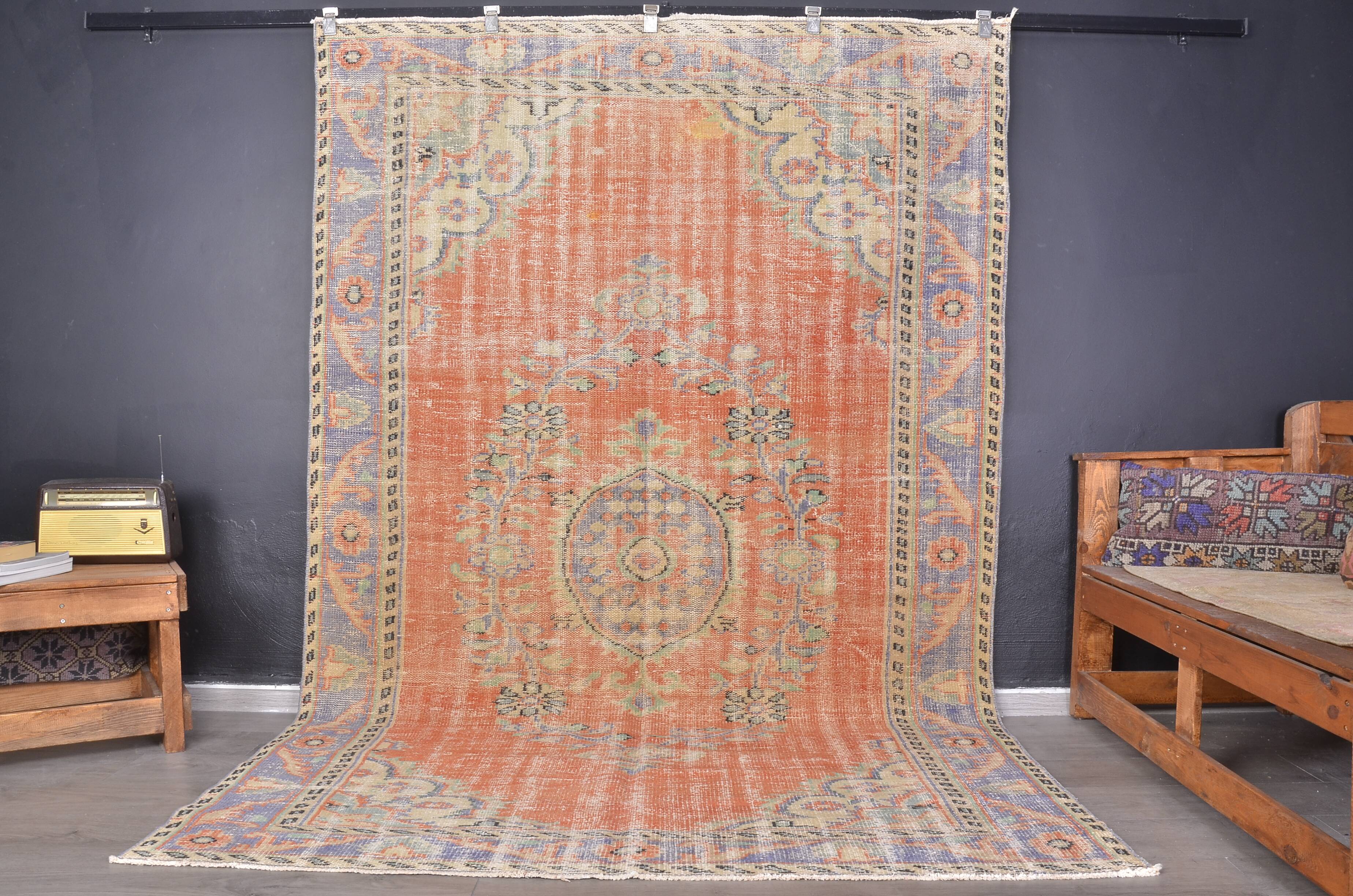 Oushak Bohemian Vintage Area Rug sku684
