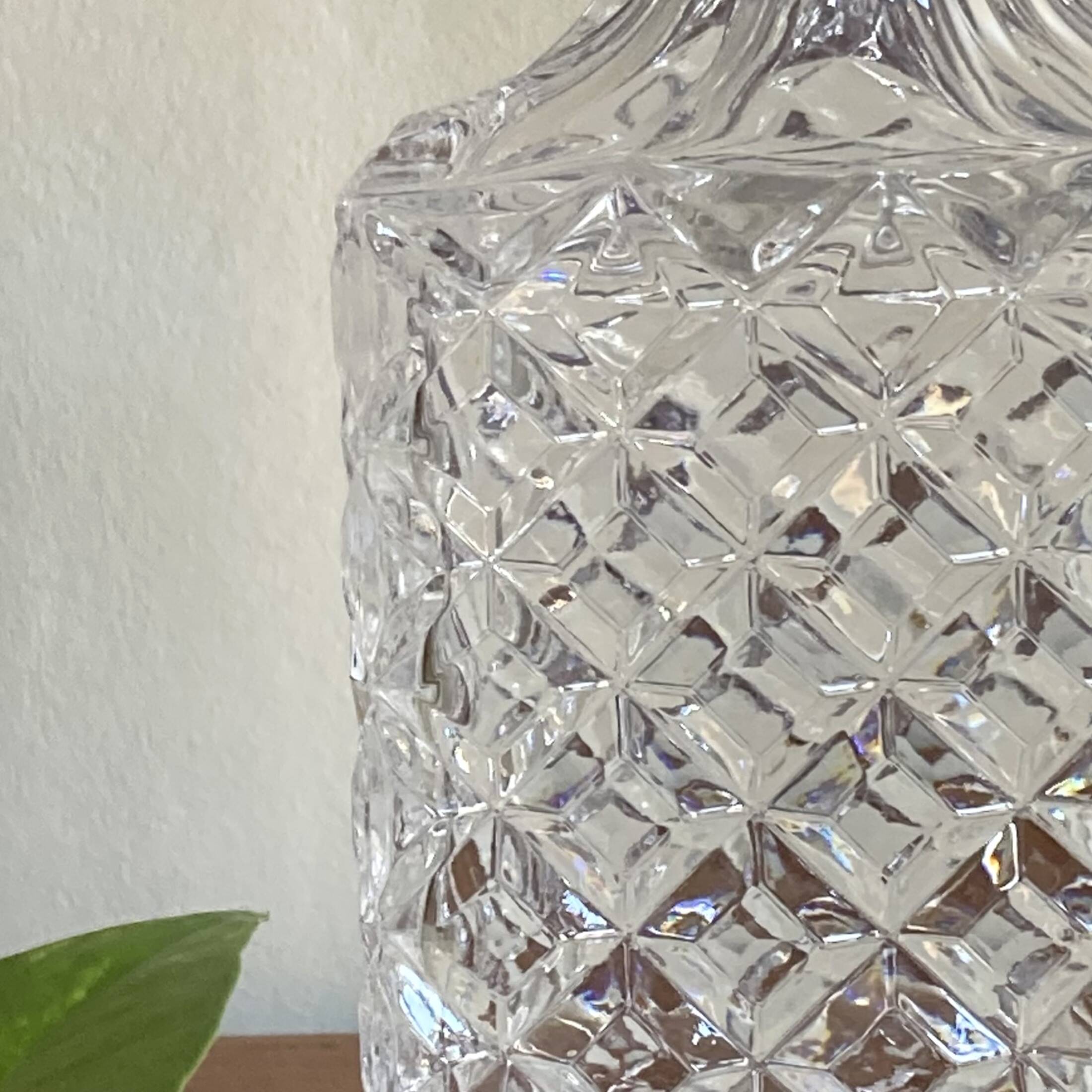 Whiskey decanter in cut crystal vintage tableware glass ACC-7065