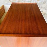 High chest of drawers with 5 drawers, Scandinavian style, circa 60's