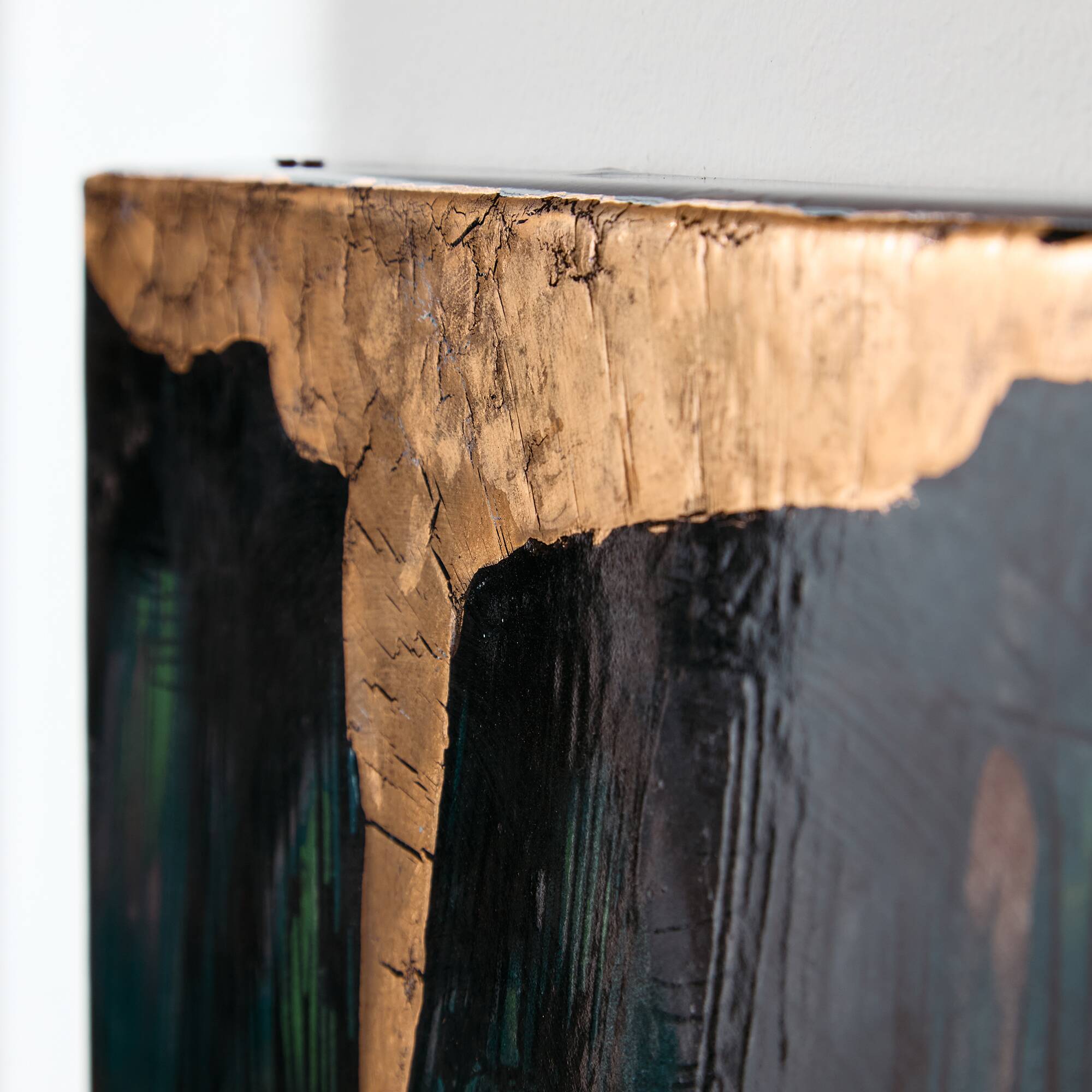 Lovers enamel artwork by Vitus Lőrincz