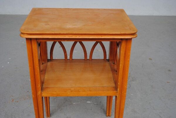 Chevet de chambre style 1940 merisier clair