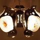 Big Italian Design Murano Mazzega Chandelier, 1970s