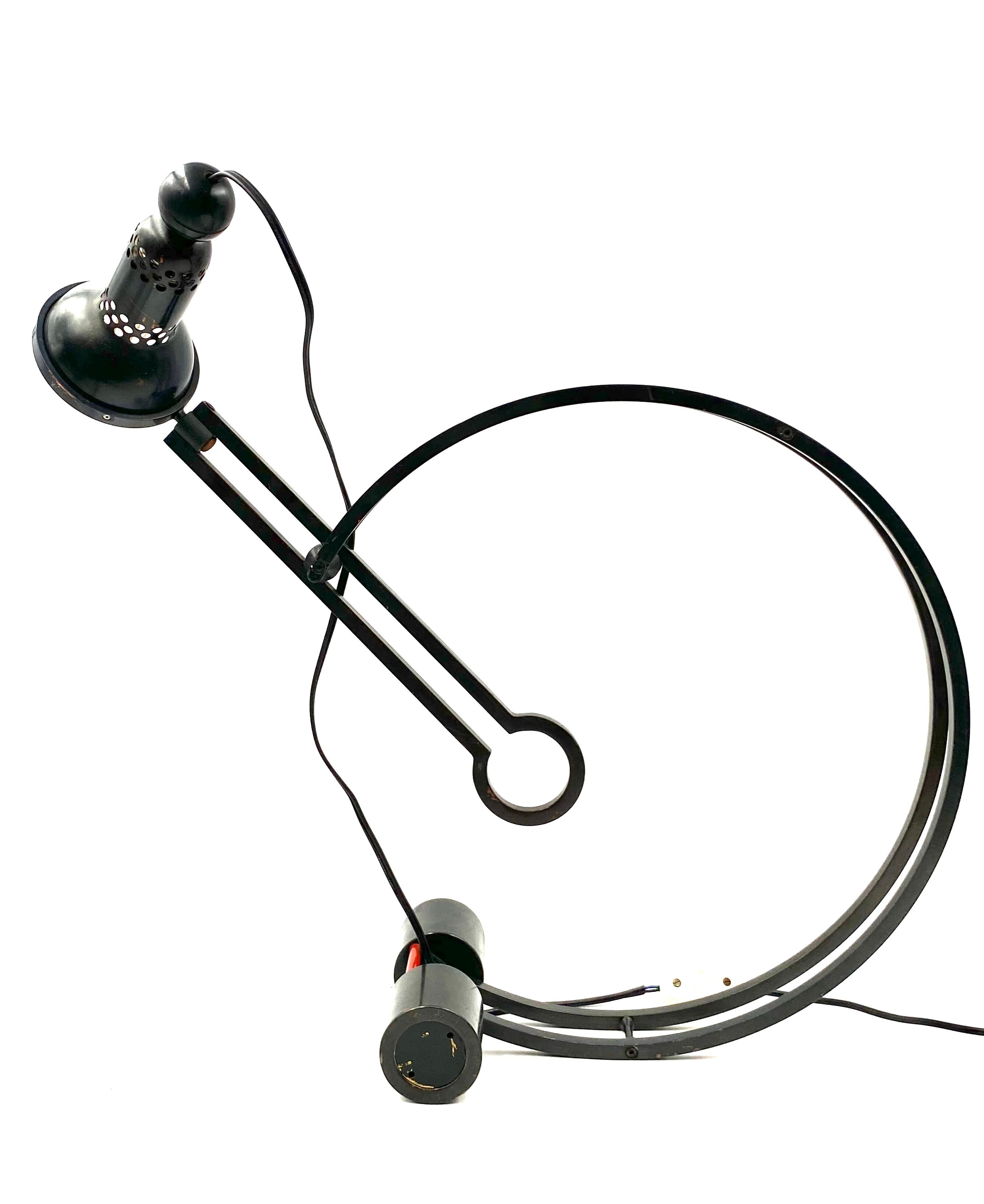 Charles Martin, Pendulum table lamp, Woka Austria 1970s