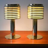 Pair of model B142 brass table lamps by Hans-Agne Jakobsson